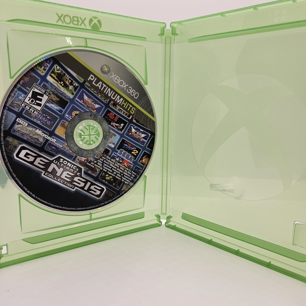 Sonic's Ultimate Genesis Collection‎ Xbox 360 Platinum Hits Disc Only
